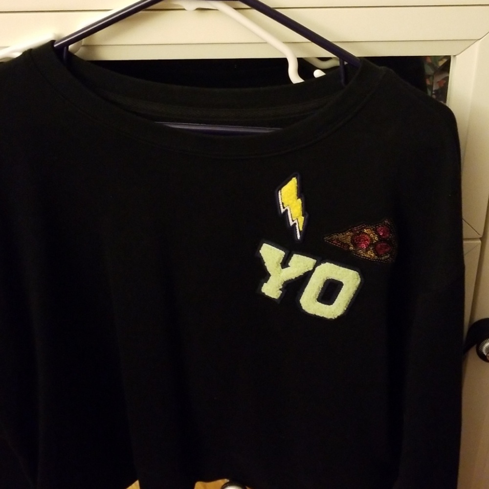 Crop sweater